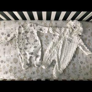 Disney Winnie the Pooh warm footed outfits